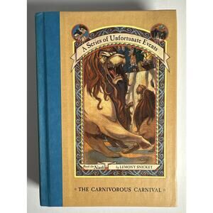 THE CARNIVOROUS CARNIVAL Book 9 Lemony Snicket 1st Edition 1st Printing USA Ed.